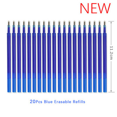 Tinta velikog kapaciteta Izbrisiva olovka 0,5 mm Push Automatska gel olovka Periva ručka Čarobna brisiva dopuna Štapići Dulja škola pisanja