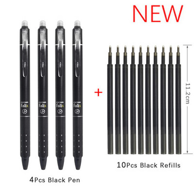 Tinta velikog kapaciteta Izbrisiva olovka 0,5 mm Push Automatska gel olovka Periva ručka Čarobna brisiva dopuna Štapići Dulja škola pisanja