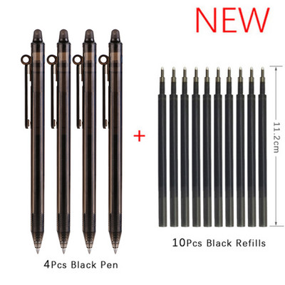 Tinta velikog kapaciteta Izbrisiva olovka 0,5 mm Push Automatska gel olovka Periva ručka Čarobna brisiva dopuna Štapići Dulja škola pisanja