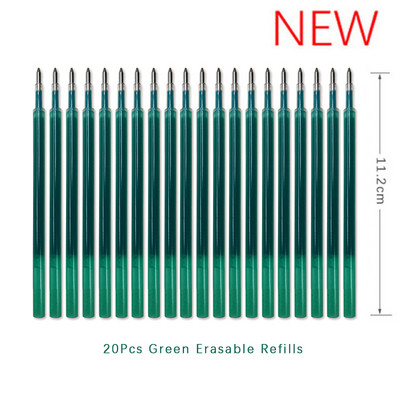 Tinta velikog kapaciteta Izbrisiva olovka 0,5 mm Push Automatska gel olovka Periva ručka Čarobna brisiva dopuna Štapići Dulja škola pisanja