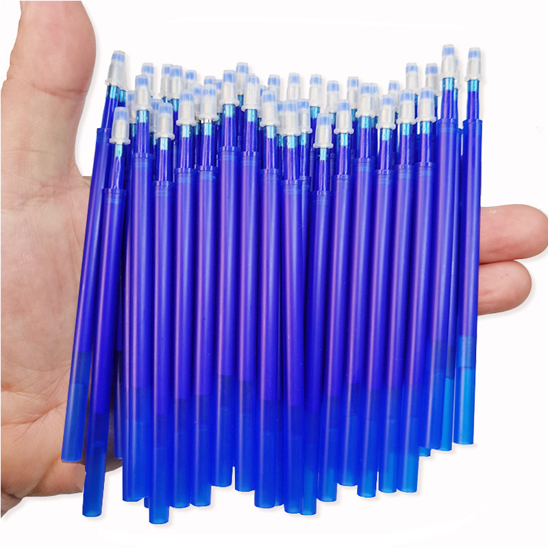 Tinta velikog kapaciteta Izbrisiva olovka 0,5 mm Push Automatska gel olovka Periva ručka Čarobna brisiva dopuna Štapići Dulja škola pisanja