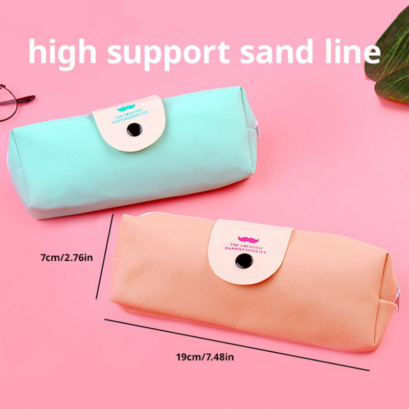 Kutija za pisarice od 2 kom. Slatka kreativna crtana torbica za olovke velikog kapaciteta Kutija za olovke Kožna PU pernica za studente i djecu