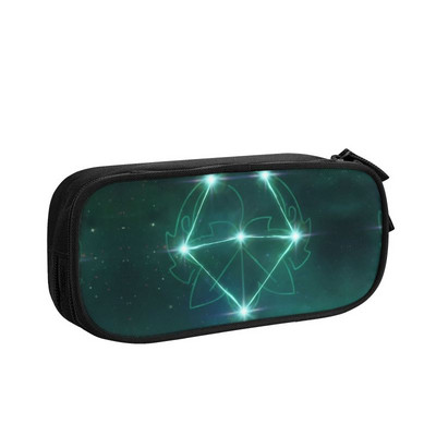 Kaedehara Kazuha Maple Pencil Case for Boys Gilrs Custom Genshin Impact Anime Game Голям капацитет Химикалка Кутия Чанта Ученически пособия