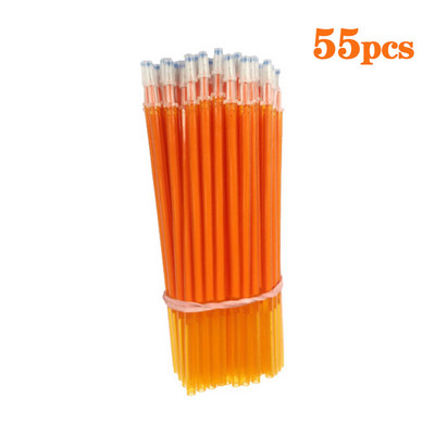 55db/készlet Színes tintával letörölhető toll utántöltő rudak 0,5 mm-es Magic törölhető gél toll mosható fogantyú irodai iskolai írószer