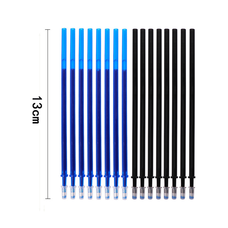 55db/készlet Színes tintával letörölhető toll utántöltő rudak 0,5 mm-es Magic törölhető gél toll mosható fogantyú irodai iskolai írószer