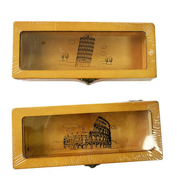 Чанти за моливи Дървена кутия за съхранение на органайзер за грим Калъф за моливи Поставка за химикалки Канцеларски материали Кутии за подаръци за училище Настолен калъф за моливи