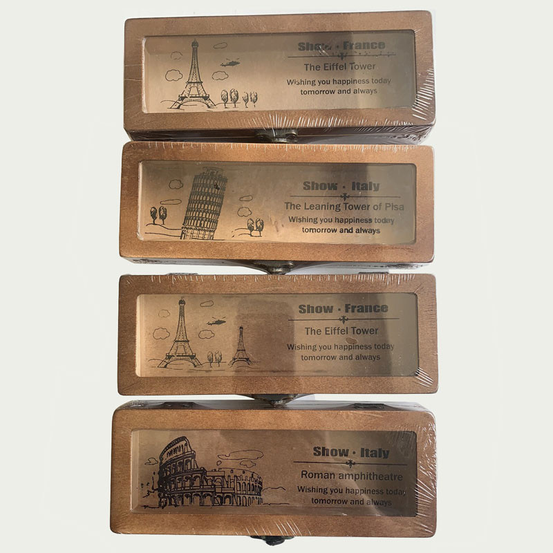 Pernice Drvena kutija za pohranu šminke Organizator Pernica Držač olovke Papirnice Školske poklon kutije Stolna pernica