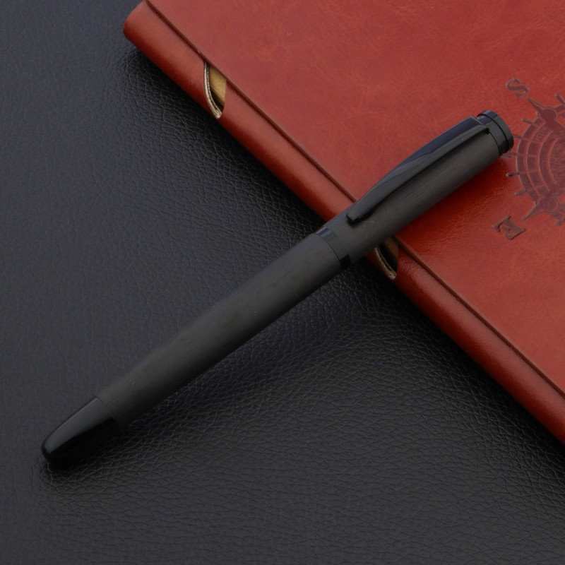 luksuzna kvaliteta crni titan MAT BLACK poklon roler olovka OFFICE STUDENT švicarska olovke s mat tintom s potpisom
