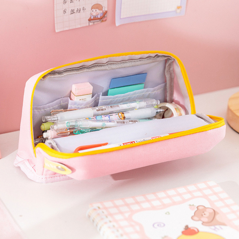 Kawaii pernica Veliki školski pribor Torbe za pernice Sklopiva cool pernica Slatke životinje Trousse Scolaire Školske pernice