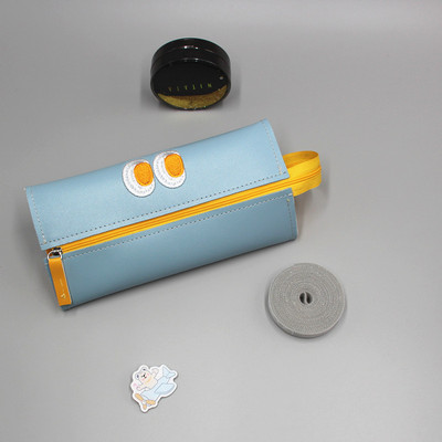 Penālis Melns Trousse Scolaire Ādas Estuches Escolares lielas ietilpības penālis Piornik Kawaii kancelejas piederumu zīmuļu maisiņš