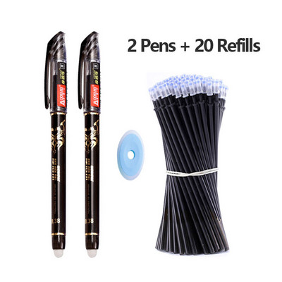 Set brisivih gel olovaka 0,5 mm Fine point plava kawaii kemijska olovka za pisanje Uredski školski pribor