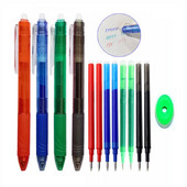 0,7 mm Magic Erasable Pen Press Gel Pen Set 8 boja Izbrisivi štap za punjenje Gel tinta Uredski materijal Olovke na uvlačenje Perive ručke
