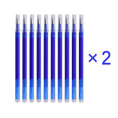 20 kom/lot tinte velikog kapaciteta 0,5 mm Izbrisivo punjenje Visokokvalitetno 8 boja zamjenjivo punjenje za kemijsku olovku Uredska školska olovka