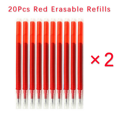 20 kom/lot tinte velikog kapaciteta 0,5 mm Izbrisivo punjenje Visokokvalitetno 8 boja zamjenjivo punjenje za kemijsku olovku Uredska školska olovka
