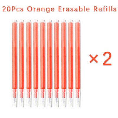 20 kom/lot tinte velikog kapaciteta 0,5 mm Izbrisivo punjenje Visokokvalitetno 8 boja zamjenjivo punjenje za kemijsku olovku Uredska školska olovka