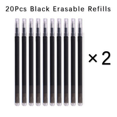 20 kom/lot tinte velikog kapaciteta 0,5 mm Izbrisivo punjenje Visokokvalitetno 8 boja zamjenjivo punjenje za kemijsku olovku Uredska školska olovka
