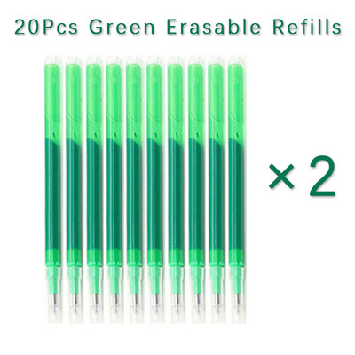 20 kom/lot tinte velikog kapaciteta 0,5 mm Izbrisivo punjenje Visokokvalitetno 8 boja zamjenjivo punjenje za kemijsku olovku Uredska školska olovka