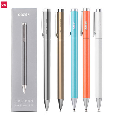 Deli metalne olovke za natpise Mijia gel olovka PREMEC Smooth Switzerland Refill 0,5 mm Japanska crna i plava tinta olovka za potpis na poklon