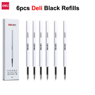 Deli metalne olovke za natpise Mijia gel olovka PREMEC Smooth Switzerland Refill 0,5 mm Japanska crna i plava tinta olovka za potpis na poklon