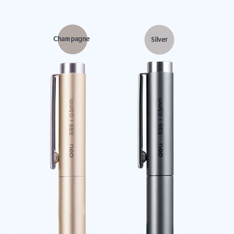 Deli metalne olovke za natpise Mijia gel olovka PREMEC Smooth Switzerland Refill 0,5 mm Japanska crna i plava tinta olovka za potpis na poklon