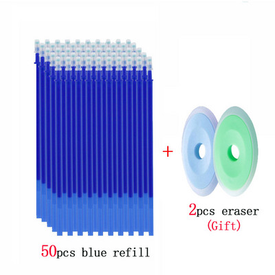 50 kom/lot Izbrisiva gel olovka za dopunjavanje 0,5 mm Uredska školska Izbrisiva olovka Periva ručka Obojene tintne olovke Pisaći pribor