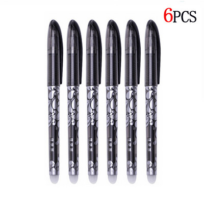 50 buc/lot rezerve de stilou cu gel ștergabil 0,5 mm stilou șterg pentru școală și birou, mâner lavabil, pixuri cu cerneală șters colorate, articole de papetărie
