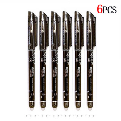 50 buc/lot rezerve de stilou cu gel ștergabil 0,5 mm stilou șterg pentru școală și birou, mâner lavabil, pixuri cu cerneală șters colorate, articole de papetărie