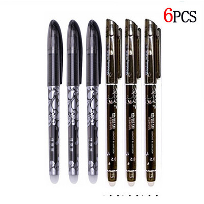 50 buc/lot rezerve de stilou cu gel ștergabil 0,5 mm stilou șterg pentru școală și birou, mâner lavabil, pixuri cu cerneală șters colorate, articole de papetărie