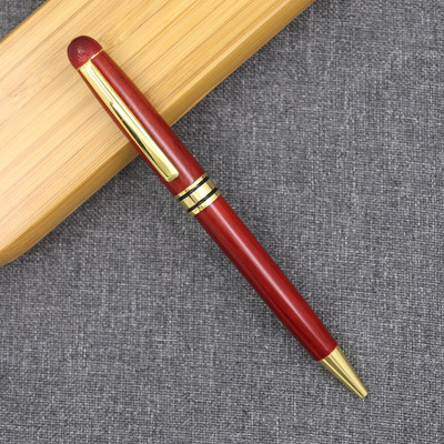 Materijal od sandalovine Olovka s potpisom Kreativna rotirajuća drvena kemijska olovka Osobnost Poslovna retro kemijska olovka Uredski alati za pisanje