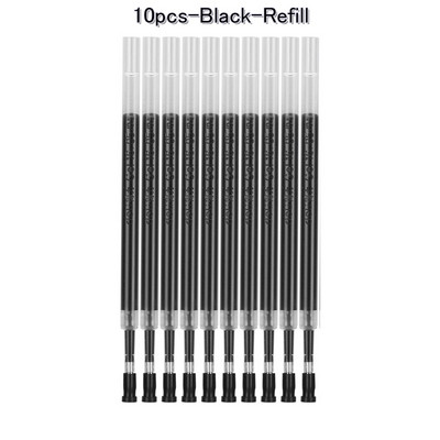 0,35 mm gēla komplekta pildspalvas Sarkanas/melnas/zilas tintes uzpildes stieņa japāņu MUJI pildspalva rokturam Skolas biroja rakstīšanas piederumi