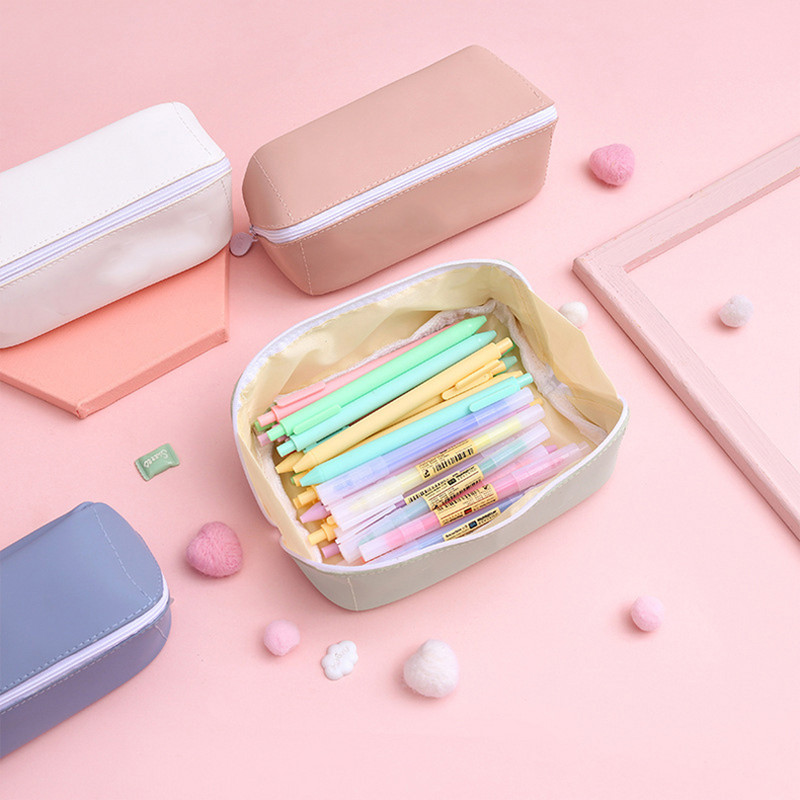 Kawaii pernice Pernice velikog kapaciteta Školski pribor PU kožni pribor Slatka pernica za školu Cool torbe za olovke