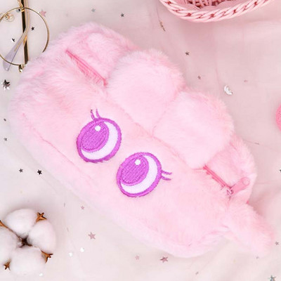 Slatka plišana torba za olovke sa životinjama, smiješni kawaii panda, zec, veliki kapacitet, torbica za olovke, torbica za olovke, školski pribor