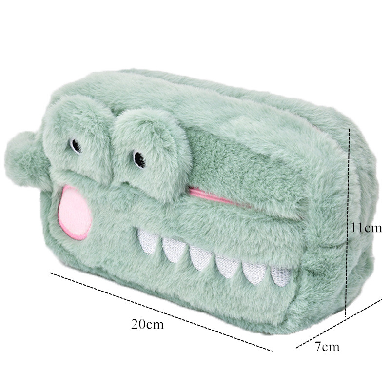 Slatka plišana torba za olovke sa životinjama, smiješni kawaii panda, zec, veliki kapacitet, torbica za olovke, torbica za olovke, školski pribor