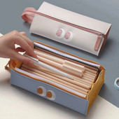 Kreslené monštrum veľkokapacitné PU vrecúško na pero Anime Materiál Papiernictvo Školské potreby Kawaii Puzdro na ceruzku пенал школьный Estuche