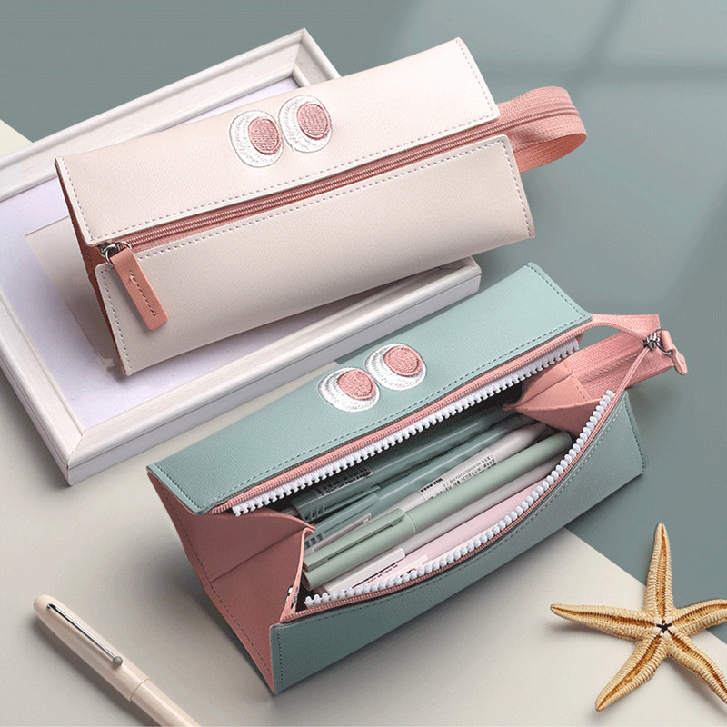 Kreslené monštrum veľkokapacitné PU vrecúško na pero Anime Materiál Papiernictvo Školské potreby Kawaii Puzdro na ceruzku пенал школьный Estuche