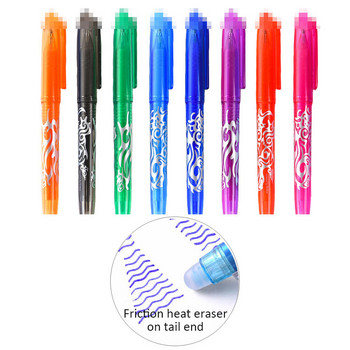 0,5 мм изтриваема писалка Подходящи пълнители Цветни 8 цветни креативни инструменти за рисуване kawaii Комплекти гел химикалки Училищни канцеларски материали