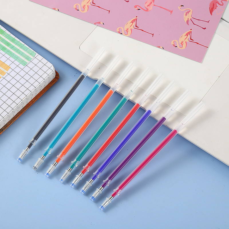 0,5 mm vymazateľné pero vhodné náplne farebné 8-farebné kreatívne kawaii kresliace nástroje sady gélových pier školské kancelárske potreby