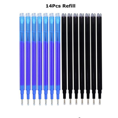 0,7 mm magické vymazateľné pero, sada gélových pier, 8 farieb, vymazateľná náhradná tyčinka s gélovým atramentom, papiernictvo, zasúvateľné perá, umývateľná rukoväť