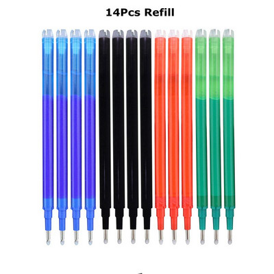 0,7 mm magické vymazateľné pero, sada gélových pier, 8 farieb, vymazateľná náhradná tyčinka s gélovým atramentom, papiernictvo, zasúvateľné perá, umývateľná rukoväť