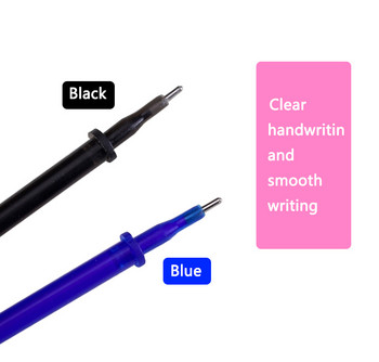 2Pens+50Refills Erasable Pen Gel Pens 0,5mm Rod Washable Handle School Writing Office Supplies Kawaii Stationery μολύβι χαριτωμένο στυλό