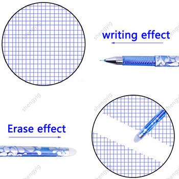 2Pens+50Refills Erasable Pen Gel Pens 0,5mm Rod Washable Handle School Writing Office Supplies Kawaii Stationery μολύβι χαριτωμένο στυλό