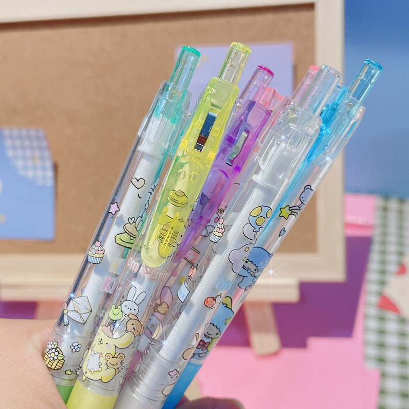 Yatniee Anime Papiernictvo Kawaii Pero Cartoon Roztomilé Školské Pomôcky Perá Sada Japonské Pero Roztomilé Veci Gélové Pero Písacie Pomôcky