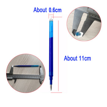 0,7 мм 0,5 мм изтриваем пълнител за писалка Слайд преса Миеща се дръжка Синьо-черна 8-цветни пръчки за канцеларски материали с прибиращи се изтриваеми гел химикалки