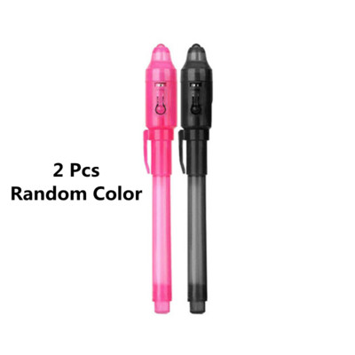 Nevidljiva tintna olovka s čarobnim UV svjetlom Olovka za novac Fluorescentna tajna poruka Olovka za pisanje crtaća Kemijske olovke Dječja igračka