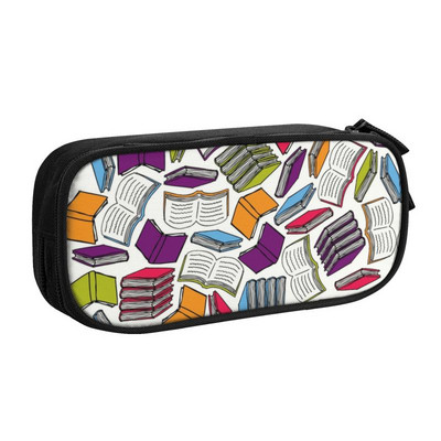 Science Chemistry Pattern Μολυβοθήκες για κορίτσια Αγόρια Μεγάλης χωρητικότητας Chemical Lab Tech Formulas Σχολικά αξεσουάρ τσάντα στυλό