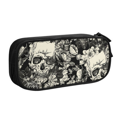 Prilagođena nadrealna Death Moth Kawaii pernica za dječake Velikog kapaciteta Silence of the Lambs Gothic Goth Pencil Box Student School