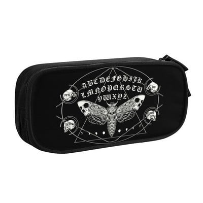 Prilagođena nadrealna Death Moth Kawaii pernica za dječake Velikog kapaciteta Silence of the Lambs Gothic Goth Pencil Box Student School