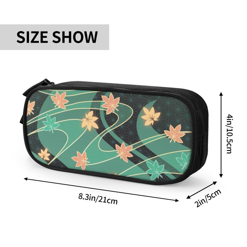 Kawaii Genshin Impact Anime žaidimų pieštukų dėklas berniukams Gilrs Custom Kaedehara Kazuha Burst didelės talpos rašiklio maišelio dėžutės raštinės reikmenys