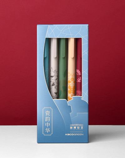 KACO 5Pc/Lot Kawaii gel olovke Set retro vintage olovke na uvlačenje Pučka 0,5 mm tinta u boji Školski ured Studentski pribor