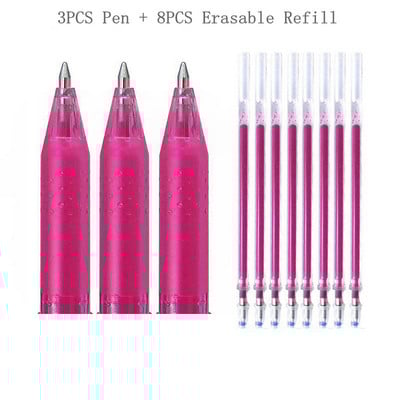 Stilo de ștergere de 0,5 mm Instrumente de desen colorate Scriere pentru studenți Articole de birou Negru/Roșu/Albastru/Verde/Roz/Portocaliu/Violet